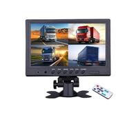 Car Camera Reversing Replacement for Truck For Bus 9" Backup Camera Car Monitor Four Division Split Screen Night Vision 4ch Recorder Video Rear View
