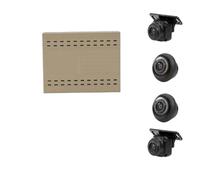 Car Camera Universal Car 4 Camera 360° Surround View Reverse Parking Camera View Panoramic 2D Systems DVR HD 1080P(None)