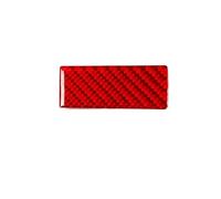 Car Car Carbon Fiber Copilot Dash Glove Box Cover Trim Sticker For Mercedes For Benz B-Class W245 2005-2011 JUNOOS(Red Handle)