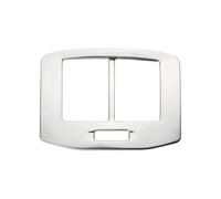 Car Car Rear AC Vent Outlet Frame Air Conditioning Panel Sticker Cover Trim For VW For T-R&OC 2017-2024 JUNOOS(Silver)