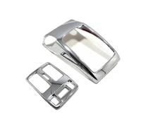 Car Car Rear Air Conditioning AC Vent Outlet Molding Cover Kit For Jeep For Grand Cherokee 2014 2015 2016 2017 2018 JUNOOS(Silver)