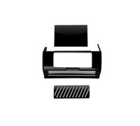 Car Car Rear Air Vent Seat Back Protector Anti Kick Pad For Toyota For Alphard For Vellfire 40 Series 2023 2024 JUNOOS(Black)