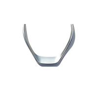 Car Car Steering Wheel Decorative Frame Panel Cover Trim For B&MW 3 Series F30 F32 F34 2013-2019 JUNOOS(Silver)