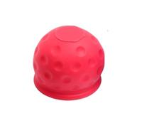 Car Car Tow Bar Ball Cover Cap Trailer Ball Covers Tow Bar Cap Universal Hitch Trailer Towball Protect Accessories(1x red)