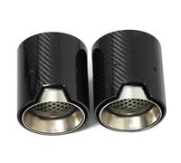 Car Carbon Fiber 60mm Exhaust Tip Muffler Pipe For B&MW F30 M335i M340i F32 F33 F36 M435i M440i(MATTE)