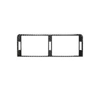 Car Carbon Fiber Accessories Center Air Vent Protective Cover Anti-Scratch Sticker Compatible with BMW 3 Series E46 1998 1999 2000 2001 2002 2003 2004 2005