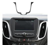 Car Carbon Fiber Accessories Protective Cover Sticker Compatible with Ford Explorer 2017 2018 2019 2020 2021 2022 (Center Console Navigation Bezel 2pcs)