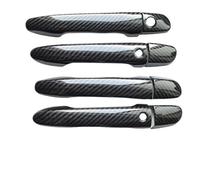 Car Carbon Fiber Chrome Silver Glossy Black Door Handle Cover,Smart Holes Cars Accessories,For Mazda 2 3 6 2008-2023