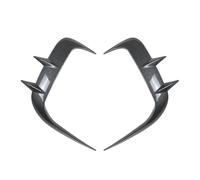 Car Carbon Fiber Front Bumper Splitter Spoiler For 5 Series I5 G60 G61 2024+ FOR M-Sport Fog Lights Decorative Cover Accessorie(carbon fiber)