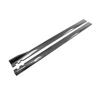Car carbon fiber Side Skirt Extension Body Apron Kit, for Audi A1 A3 A4 A5 A6 A7 A8 B6 B7 B8 B9 C6 C7 C8 D3 D4 D5 D6 Sides Splitter Plate Lip Protector Anti-Scratch,A-2.2M