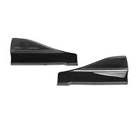 Car Carbon Side Skirts,35cm Car Side Skirt/Rear Bumper Lip Splitter Winglet Aprons Carbon Fiber compatible with Automobile Cars