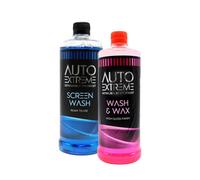 Car Care Duo - Car Screen Wash 800Ml & Wash & Wax High Gloss Cleaner 800Ml