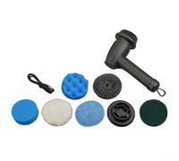 Car Care Made Easy Cordless Automatic Polishing Brush with Multiple RPM Options and Lightweight Design
