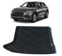 Car Cargo Mat for Audi Q3 2013-2025 without grid on the left, Car Rear Trunk Boot Liner Custom Fit 3D TPE Trunk Mats Waterproof Floor Protector Anti-Slip