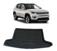 Car Cargo Mat for Jeep Compass 2017-2025, Car Rear Trunk Mats Cargo Liner Custom Fit TPE Luggage Boot Tray Protector Accessories