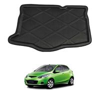 Car Cargo Mat for Mazda 2 hatchback 2007-2012, Car Rear Trunk Mats Cargo Liner Custom Fit TPE Luggage Boot Tray Protector Accessories
