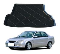 Car Cargo Mat for Mazda 323 2000-2004, Car Rear Trunk Mats Cargo Liner Custom Fit TPE Luggage Boot Tray Protector Accessories