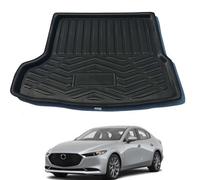 Car Cargo Mat for Mazda Axela Sedan 2014-2025, Car Rear Trunk Mats Cargo Liner Custom Fit TPE Luggage Boot Tray Protector Accessories