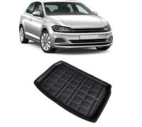 Car Cargo Mat for Volkswagen POLO 2019-2025, Car Rear Trunk Mats Cargo Liner Custom Fit TPE Luggage Boot Tray Protector Accessories