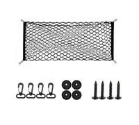 Car Cargo Net, for Toyota Proace City Verso LWB 2020- Adjustable Baggage Organizer Storage Nets Large Capacity Luggage Fixed Organizer Elastic Nets Trunk,Double layer vertical net-90 * 30cm