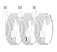 Car Carplay Cable for iPhone 16 15 USB C, 3Pack 1M USB A to USB C Cable 60W Fast Car Charger Nylon Braid Cord Screen Sync for iPhone 16/16 Pro Max/15 Plus, iPad