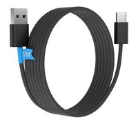 Car Carplay Cable USB C for iPhone 17 16 Pro Max Plus Air 15,1M USB A to USB C Woven Car Charger Cord for Apple CarPlay Android Auto USB Charging Cable for Samsung S25 S24 Ultra iPad A16 10th,Black