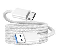 Car Carplay Woven Cable for iphone 15 5 FT USB A to USB C 3.2 Gen 2 Carplay Adapter Cord Wire for iPhone 15,15 Plus,15 Pro/Pro Max,MacBook,iPad Pro,iPad Air 4/5,iPad 10,iPhone 15 Car Charger Cable
