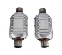 Car Catalytic Converters 2Pcs Fit For Chevy Silverado 1500 GMC Fit For Ford 2.5inch Universal Catalytic Converter 83166 High Flow Front Catalytic Converter