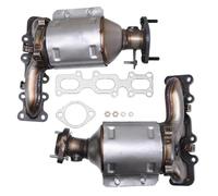 Car Catalytic Converters Fit For Ford Edge 3.5L 2013-2019 Fit For Explorer 3.5L Taurus Fit For Lincoln MKS 3.5L Catalytic Converter Exhaust Gas Purifier(LH and RH)