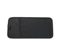 Car CD Visor Organizer Large Capacity DVD Storage Case Holder Vehicle Sun Visor CD Holder with 12 Slots 1 Mesh Pocket 1 Pen Holder and Elastic Strap