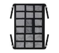 Car Ceiling Cargo Net Pocket - Roof Storage, Double Layer Adjustable Buckles Mesh Organizer | Universal Auto Travel Holder For Road Trip Camping Essentiåls Car SUV Van Travel Gear Storage