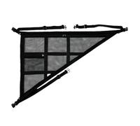 Car Ceiling Cargo Net - Triangle Storage Organizer, Double-Layer Mesh Roof Net with Elastic Straps, Car Interior Overhead Storage Solution, Portable Auto Roof Organizer for Family