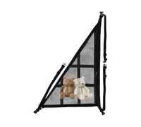 Car Ceiling Cargo Net - Triangle Storage Organizer with Adjustable Straps and Heavy Duty Elastic Design | Space Saving Roof Net Interior Accessory, Multicolored, A