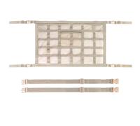 Car Ceiling Storage Net for Ford Ranger (T6 P703 2011-2025 2026), Interior Roof Cargo Organiser Mesh Bag, Adjustable Space Saving Vehicle Tidy Holder with Zipper Pocket,90 * 65