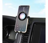 Car Cell Phone Holder Compatible with Nissan Frontier 2022 2023 2024 Center Console Multimedia Display Left Side Panel Mobile Phone Mount Dash Vent Clip Bracket Universal Phones Navigation Accessories