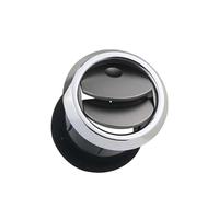 Car Center Air Conditioning Vent Outlet For Fusion 2006 2007 2008 2009 Car Air Conditioning Outlet Instrument Air Vent Grille Cover 8H6Z-19893-AA 8H6Z19893AA(Silver chrome)