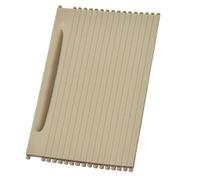 Car Center Armrest Box Roller Blind Cover For Cayenne 2003-2010 7L5862531 Black/Beige Car Front Center Console Cup Drink Holder Roller Blind Cover(Beige)