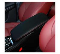 Car Center Console Armrest Anti-slip Storage Box Leather Protective Cover For Mazda CX-30 CX30 2020 2021 2022(Red-line)
