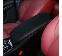 Car Center Console Armrest Anti-slip Storage Box Leather Protective Cover For Mazda CX-30 CX30 2020 2021 2022 Protector(Red-line)
