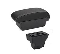 Car Center Console Armrest Automobile Reservoir Recharging Accessories Storage Arch Box For The ASTRA J(B-Black white line)