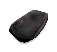 Car Center Console Armrest Box Cover For Dodge For Charger 2008-2010 Microfiber Leather Interior Accessories Sticker interior(Black with red line)