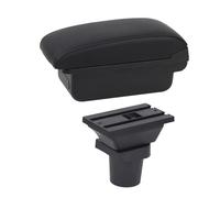 car center console Armrest Box for Toyota for Yaris Vitz 5dr for Hatchback 2005-2011 Car Central Storage USB Arm Rest Accessories(B1 Black Line)