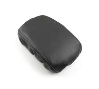 Car Center Console Armrest Box Leather Cover Protective Accessories For Golf 8 VIII MK8 2020 2021(Black-titanium line)