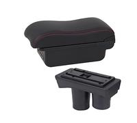 Car Center Console Armrest Car Storage Box Interior Of The Car Accessories For C2(B1 Black red 3USB)