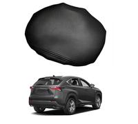 Car Center Console Armrest Cover Replacement for Lexus NX200 2015-2021, Leather Lid Pad Cushion for Armrest Box Protector Interior,Black-Black Line