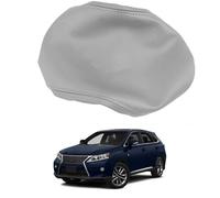 Car Center Console Armrest Cover Replacement for Lexus RX350 2010-2015, Leather Lid Pad Cushion for Armrest Box Protector Interior,Grey