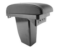 Car Center Console Armrest For P&eugeot For 2008 Car Accessories Lined With The Center Console Storage Box(Black with White)
