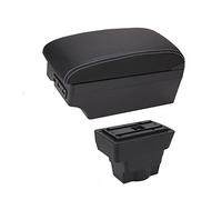 Car Center Console Armrest For The ASTRA J Automobile Reservoir Recharging Accessories Storage Arch Box(C-Black white line)