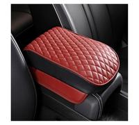 Car Center Console Armrest For X7 G07 XDrive M50d 2020-2025 Waterproof Center Console Protector Auto Arm Rest Cushion Pads Interior Accessories(A/Red)