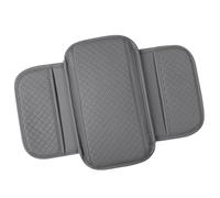 Car Center Console Armrest Pad - Leather Booster Cushion Cover, Multi Functional Storage Bag | Support Pillow Accessory, Elastic Strap Console Organizer Protector for SUVs Cars Trucks